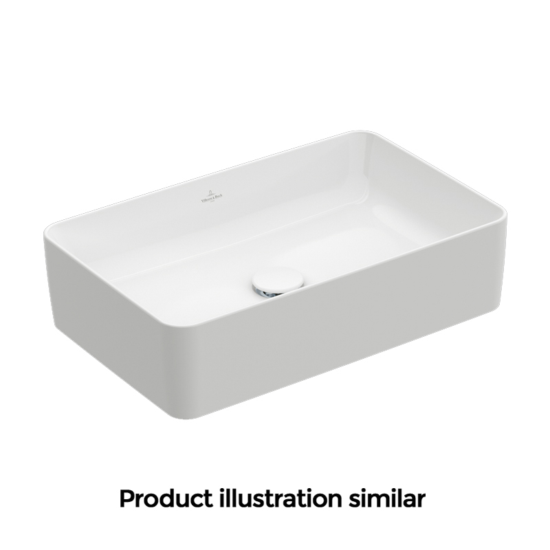 Villeroy & Boch Collaro Surface-Mounted Basin 560x360mm – Stone White ...
